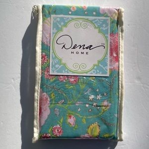 Dena Home Euro Pillow Sham Kiera 26” x 26” Floral Cotton Shabby CottageCore New